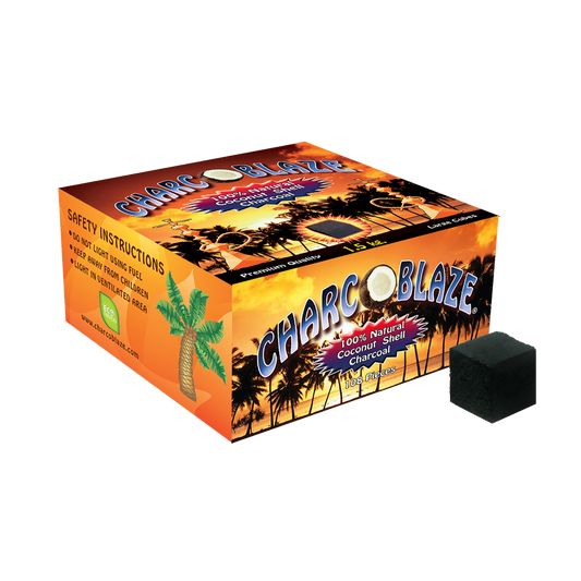 Charcoblaze Hookah Charcoal Cubes - 108pcs (1.5kg) - HFN