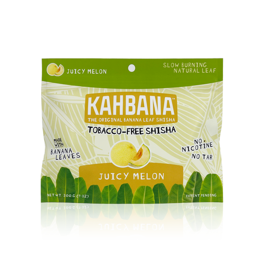 Kahbana Banana Leaf Shisha - Juicy Melon