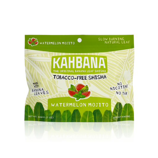Kahbana Banana Leaf Shisha - Watermelon Mojito