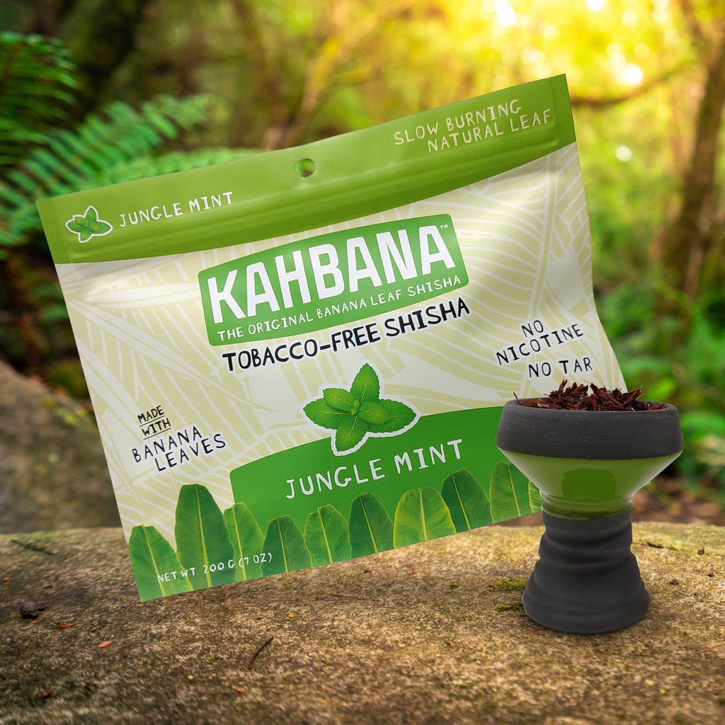 Kahbana Banana Leaf Shisha - Jungle Mint 200g