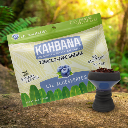 Kahbana Banana Leaf Shisha - Lil' Blueberries 200g