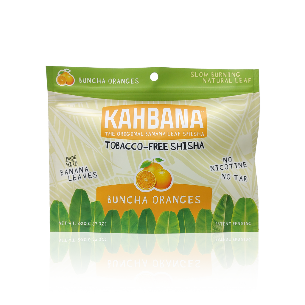 Kahbana Banana Leaf Shisha - Buncha Oranges 200g