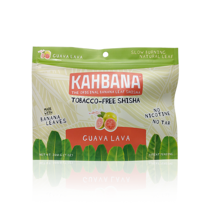 Kahbana Banana Leaf Shisha - Guava Lava 200g