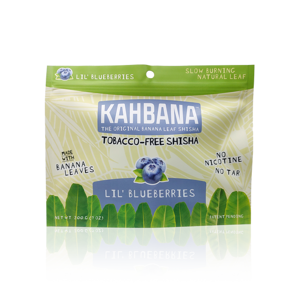 Kahbana Banana Leaf Shisha - Lil' Blueberries 200g