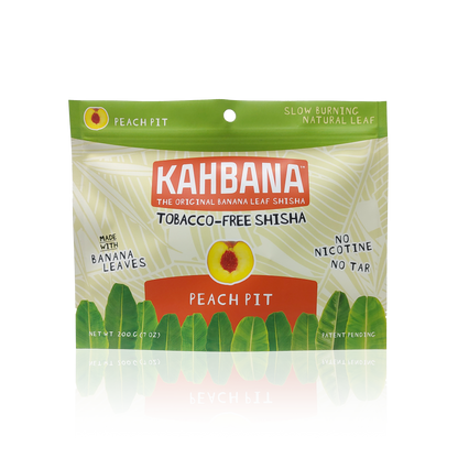 Kahbana Banana Leaf Shisha - Peach Pit 200g