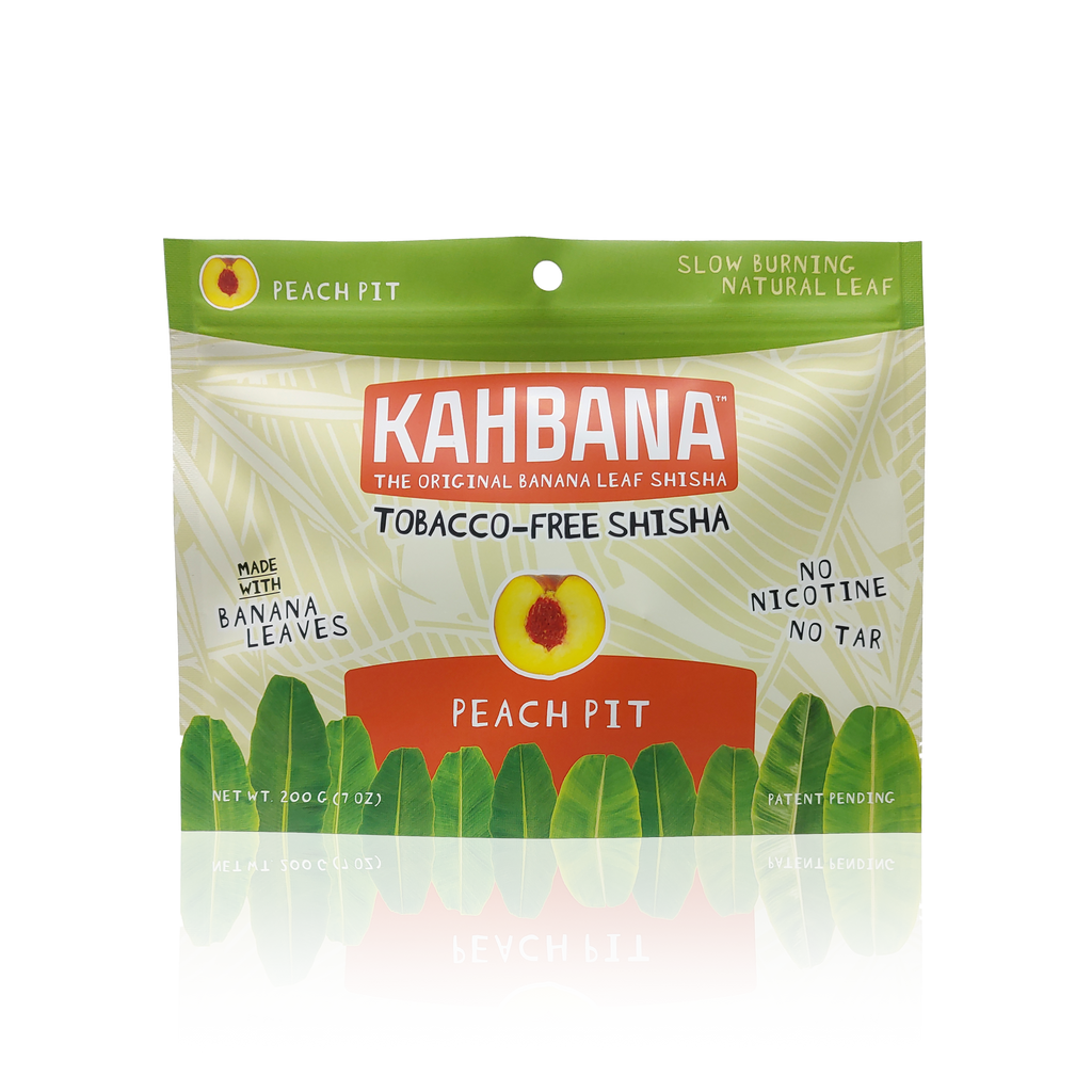 Kahbana Banana Leaf Shisha - Peach Pit 200g